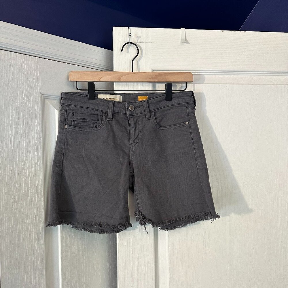 EUC - Anthropology - Pilcro and the Letterpress - Dark Gray Denim Jean Shorts